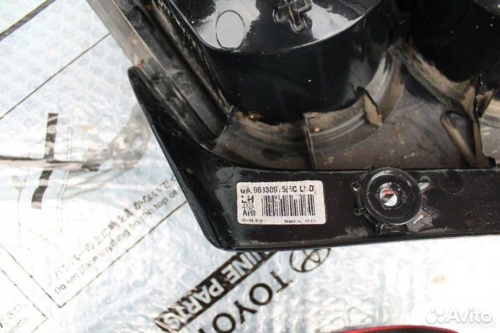 Фонарь задний левый Chevrolet Aveo T300