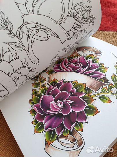 Альбомы (скетч-буки) с эскизами татуировок