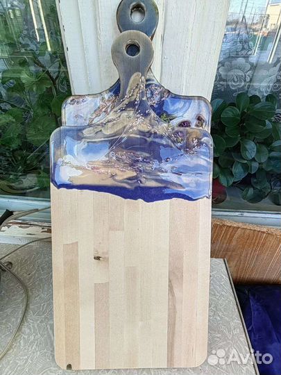 Доски с эпоксидной смолой