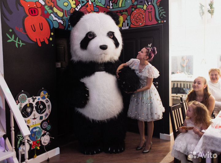 Бумажное шоу, шоу мыльных пузырей, ростовые мишки