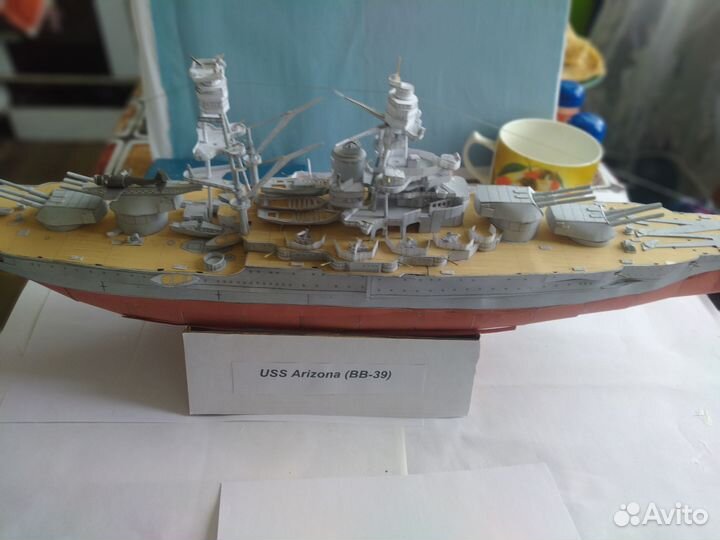 Модель корабля Линкор аризона