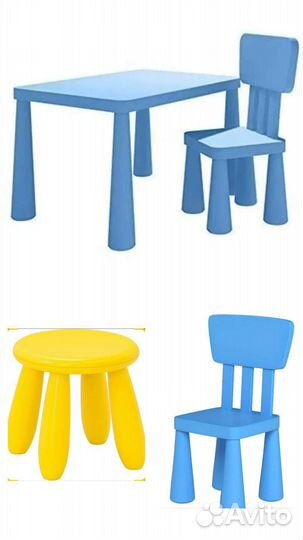 Стол стулья табурет икеа маммут IKEA