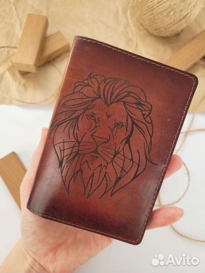 Обложка на паспорт из натуральной кожи