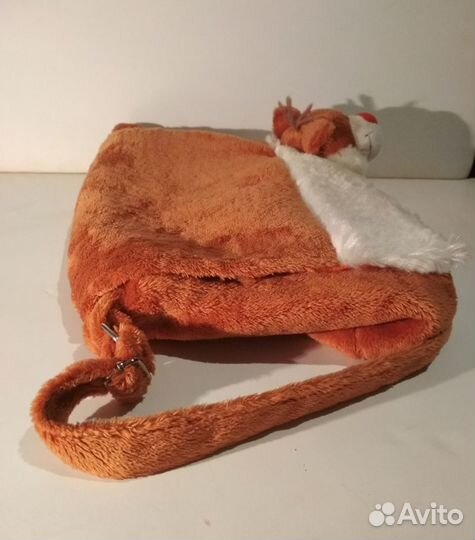 Детская плюшевая сумочка сумка