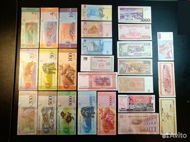 Набор банкнот снг, Европа, Азия, Африка, Америка