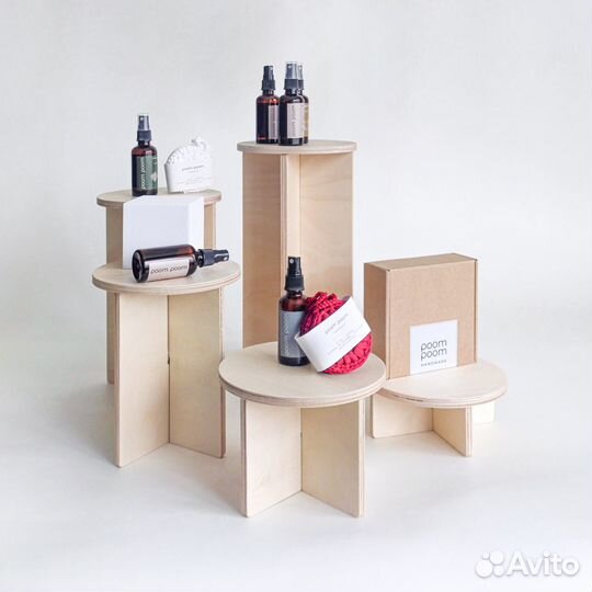 Подставки для цветов деревянные