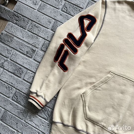 Hoodie Fila Vintage x Made in Usa x Big Logo