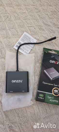 Переходник Type C hdmi VGA