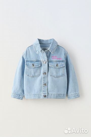 Джинсовая куртка zara оригинал