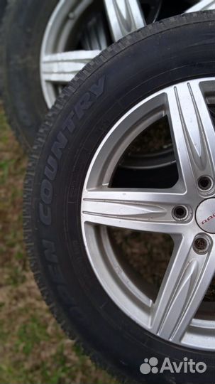 Колеса в сборе r17 зимние(липучка) 5 114.3