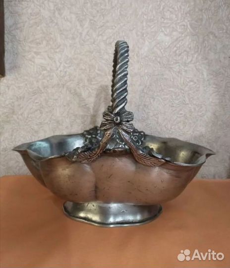 Ваза для фруктов олово Германия