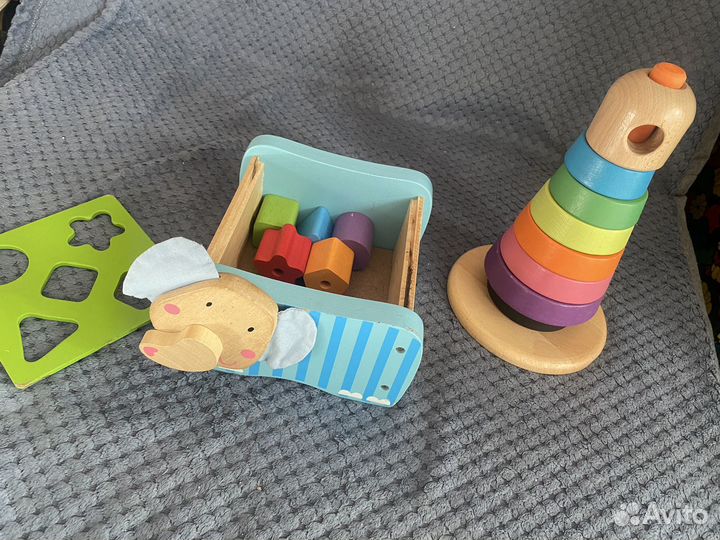 Развивающие деревянные игрушки