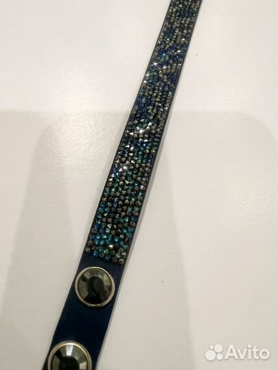 Браслет Swarovski замша