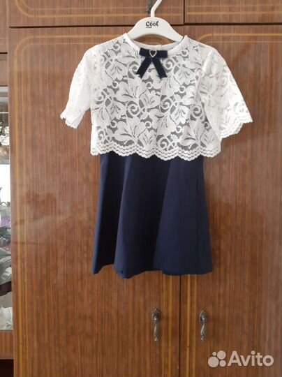Школьный костюм для девочки рост 128