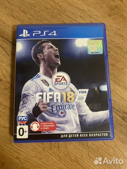 Диск Fifa 18 на ps4