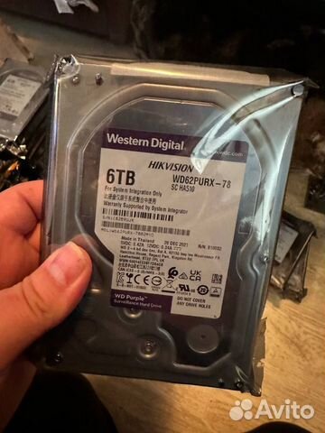 Жесткий диск WD Purple 6tb WD62purx-78