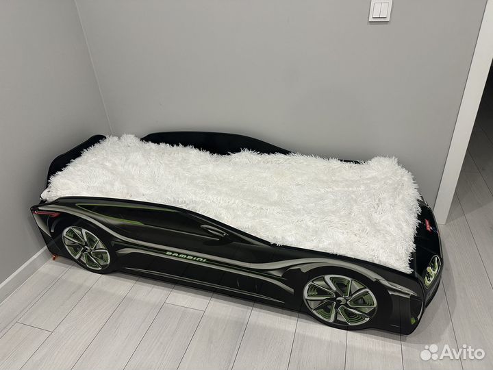 Детская кровать с матрасом бу