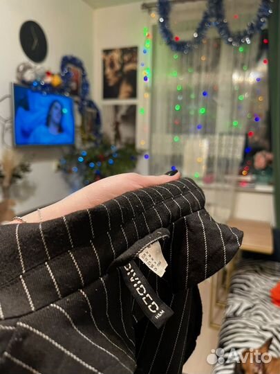 Жакет hm в полоску оверсайз размер М