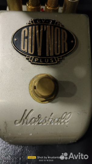 Гитарная педаль marshall GV-2 THE GUV'NOR plus