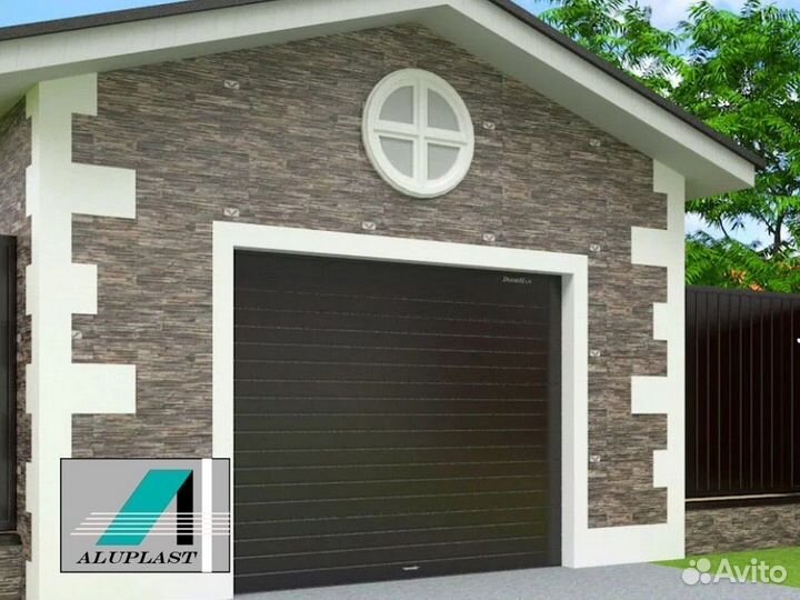 Ворота гаражные секционные рольставни
