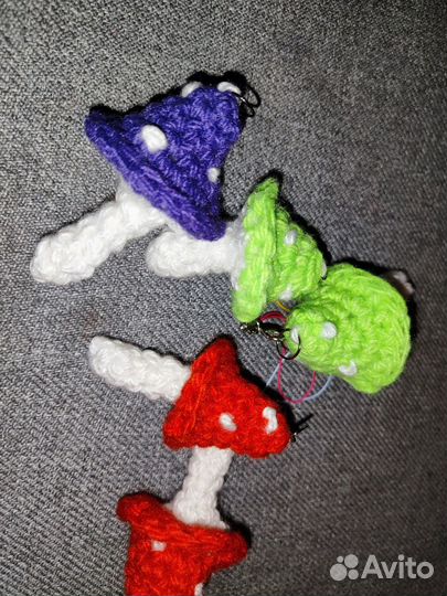 Вязаные грибы
