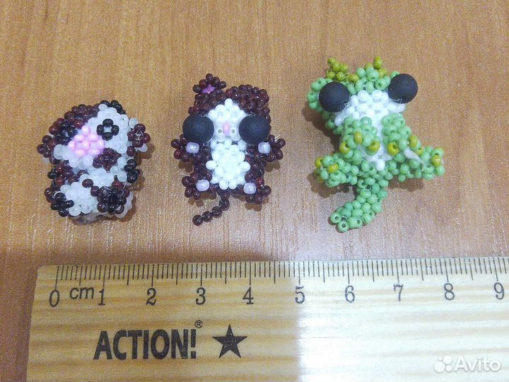 Фигурки из бисера