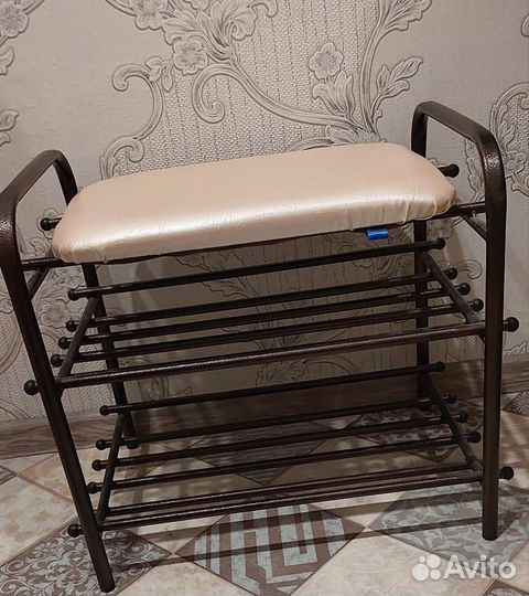 Подставка для обуви с сидушкой