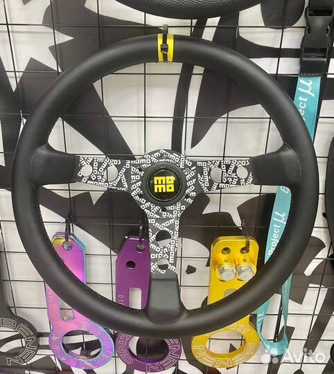 Руль momo napa (натуральная кожа)