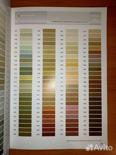 Каталог ниток - euron