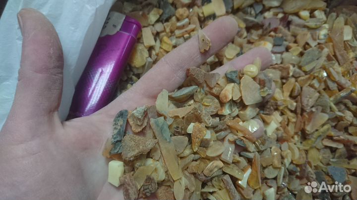 Обрезки янтарные