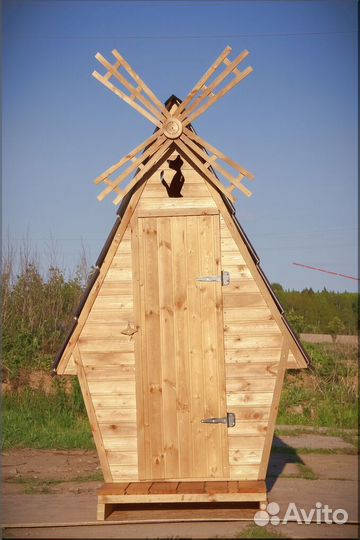 Дачный туалет с установкой ELE1007