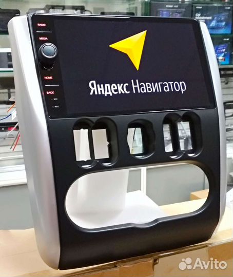 Nissan Almera G15 магнитола Android с крутилкой