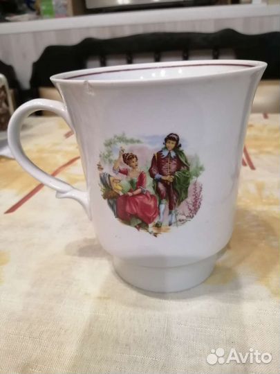 Кружка з-д Коралл СССР, рис. Мадонна, под реставр