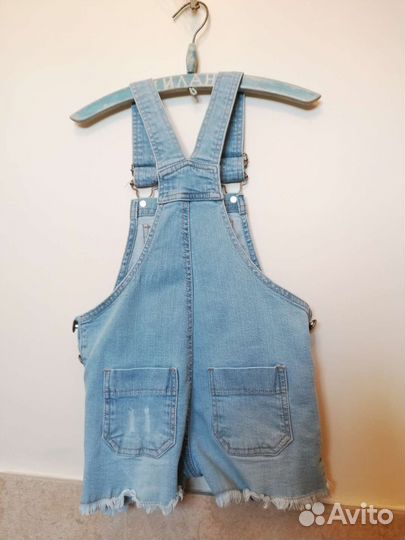 Джинсовый комбинезон 98 104