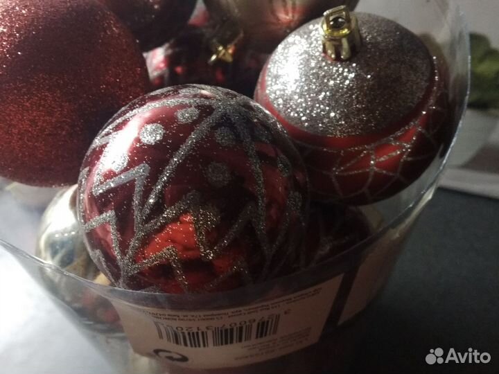 Новогодние шары набор 40шт