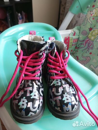 Ботинки демисезонные для девочки 23 размер