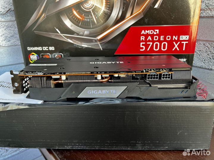 Видеокарта Rx 5700 XT 8GB Gigabyte Gaming OC