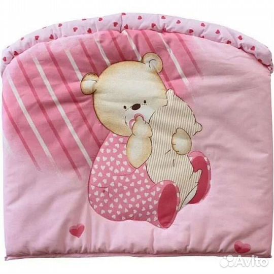 Бортики в детскую кроватку с балдахином