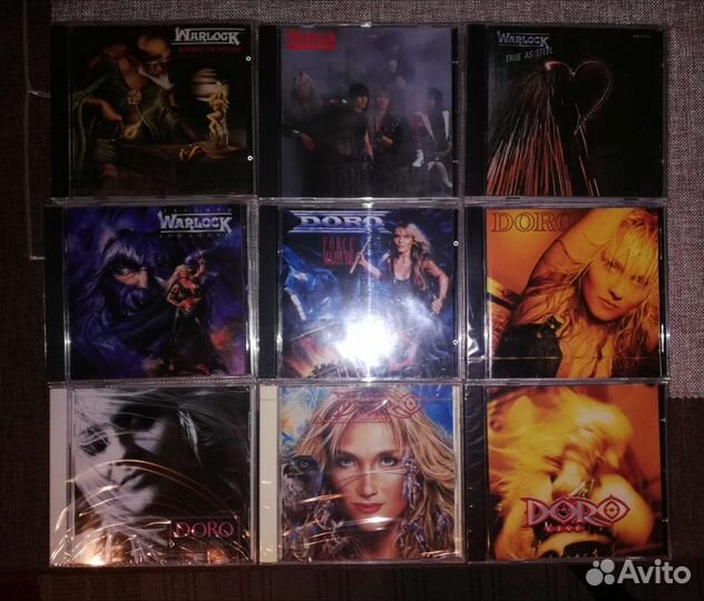 Warlock, doro-9 CD фирменные (Germany, France)