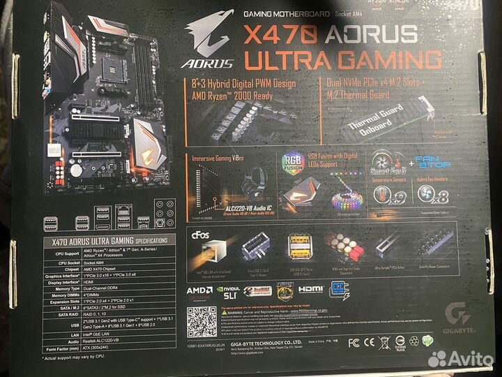 Процессор ryzen 7 3700x and материнская плата x470