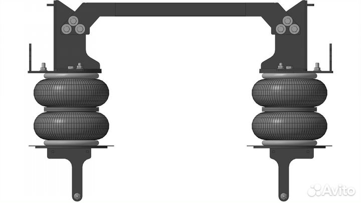 Пневмоподвеска Ashok Leyland Boss 1223, задняя ось