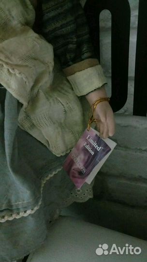 Большая немецкая фарфоровая кукла 60 см