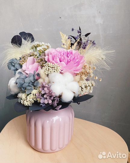 Букеты из стабилизированных цветов