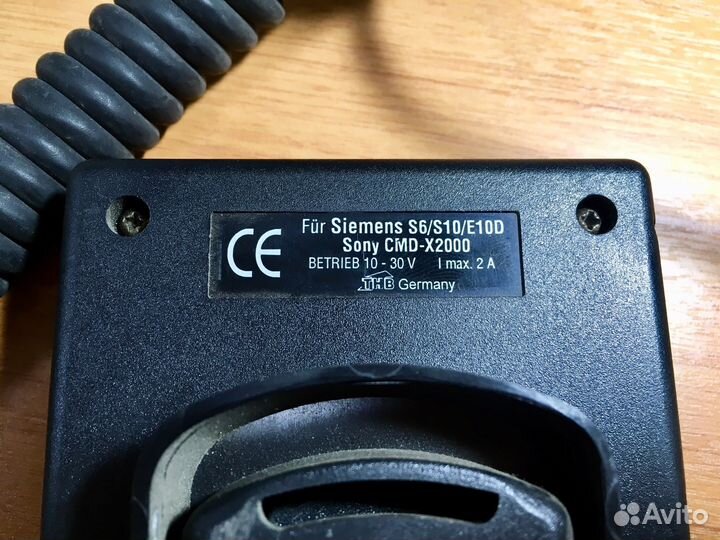 Блок hands free для Siemens S6/E10D Германия