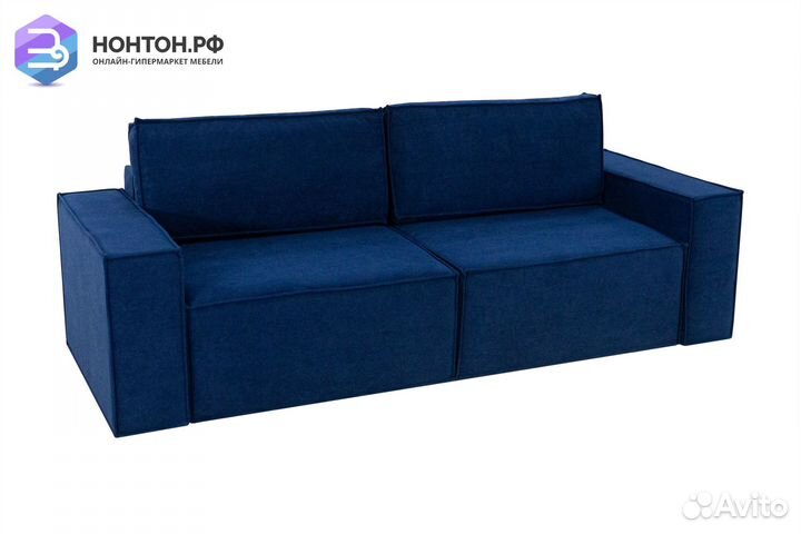 Диван еврокнижка Лофт синий