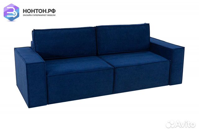 Диван еврокнижка Лофт синий