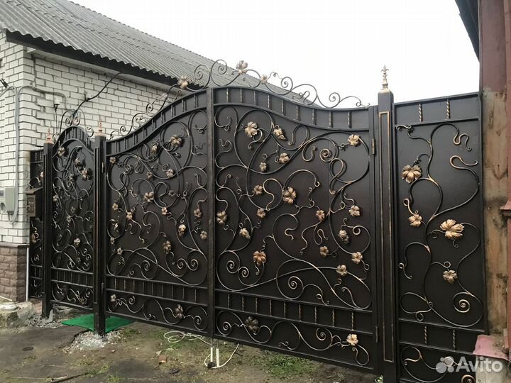 Ворота кованные