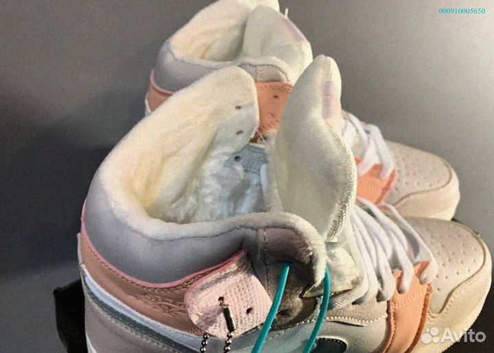 Кроссовки Nike Air Jordan тёплые (Арт.22389)