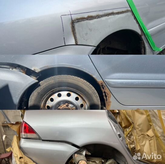 Ремонт стаканов и днища автомобиля