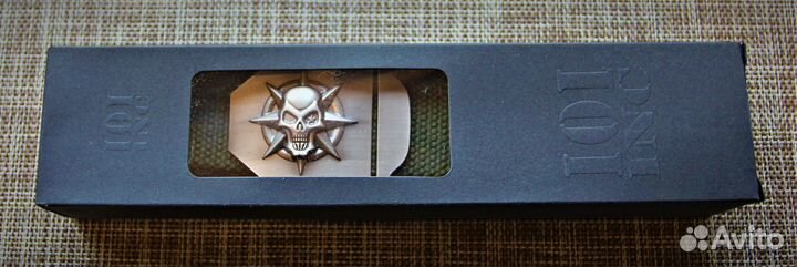 Ремень брючный череп